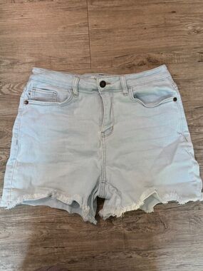 Judy Blue High Waisted Light Wash Denim Cutoff Shorts Medium Style JB150073